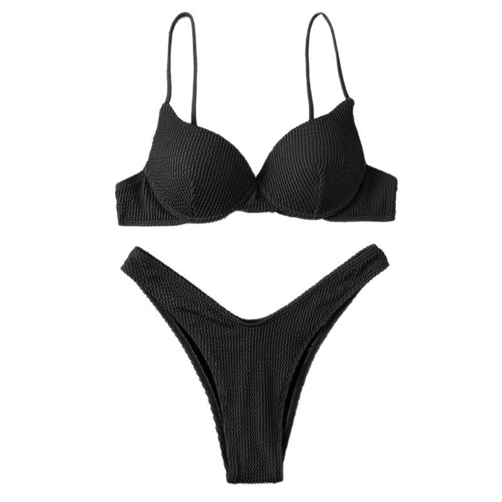 Dame Push-Up-Bikini med struktureret overflade Skovae