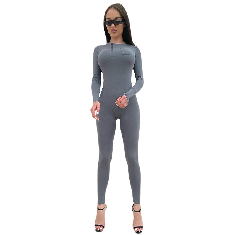 Femme Langærmet Figurdefinerende Body Stilla