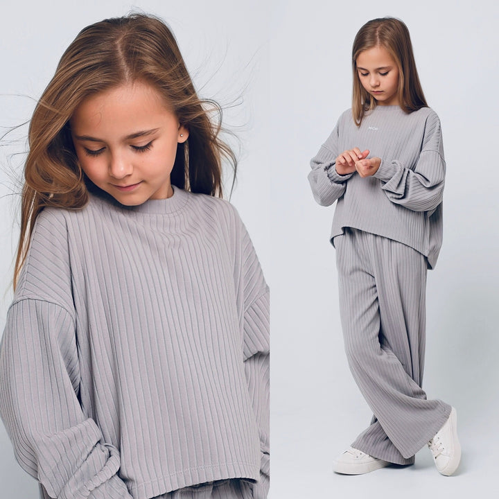 Kvindernes fritids loungewear sæt med løs top og komfortable bukser