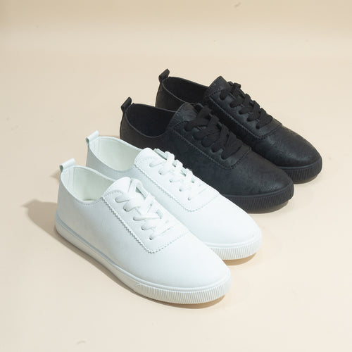 Dame sneakers i minimalistisk design med komfortabel sål Stilla