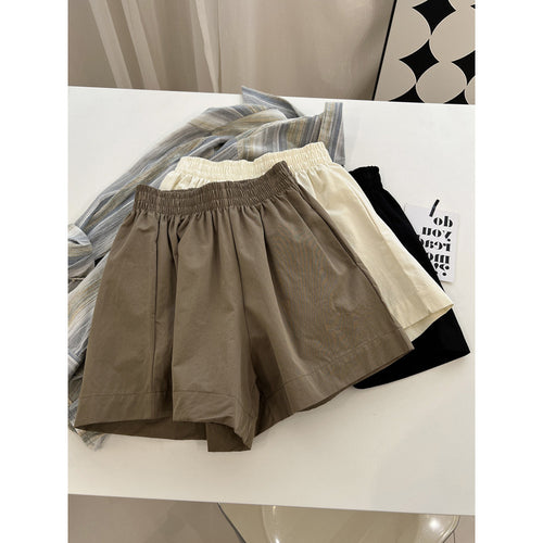 Dame Relaxed Fit Bomulds shorts Stilla
