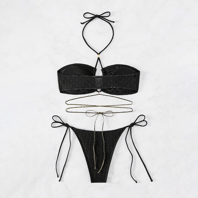 Dame Stilfuld Bustier-Bikini-Sæt Stilla