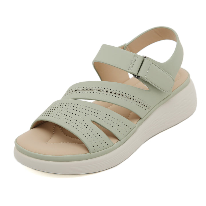Dame komfortable sandaler med justerbar velcro og åndbar sål Stilla