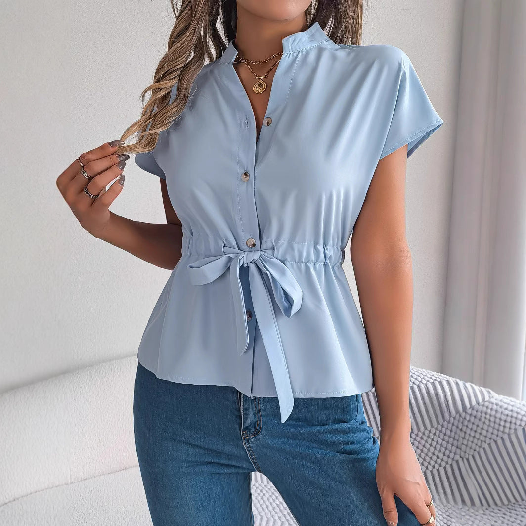 Dame skræddersyet Button-Up-bluse Stilla
