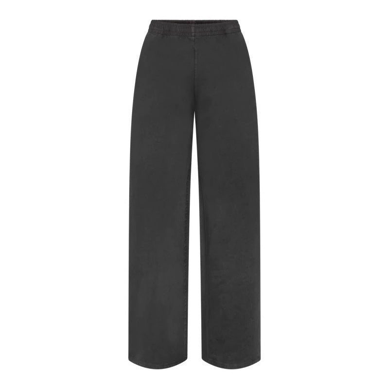 Dame Relaxed Bred-Ben Lounge-Bukser Stilla