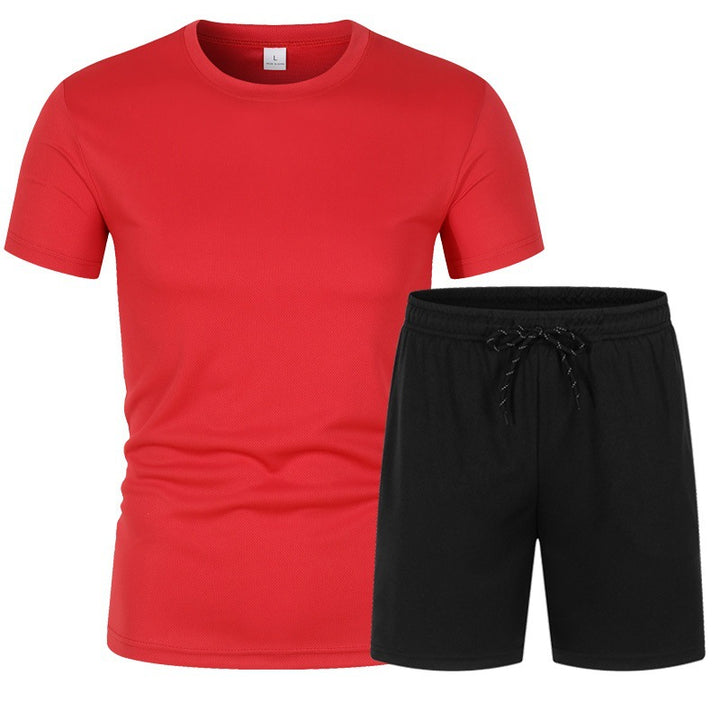 Dame Sporty T-shirt og korte træningsshorts sæt Stilla