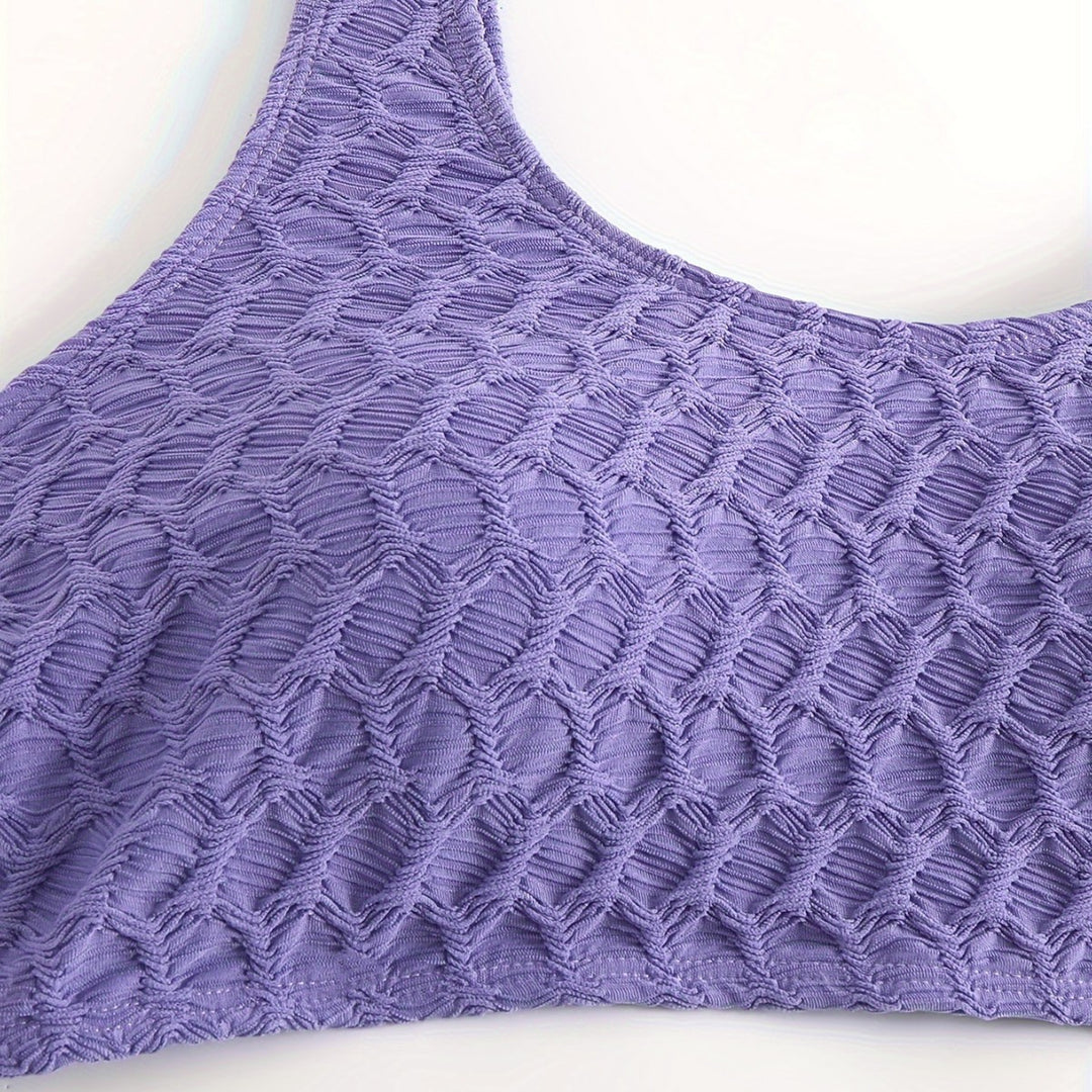 Dame Sporty Bikini-sæt med elastiske stropper Skovae