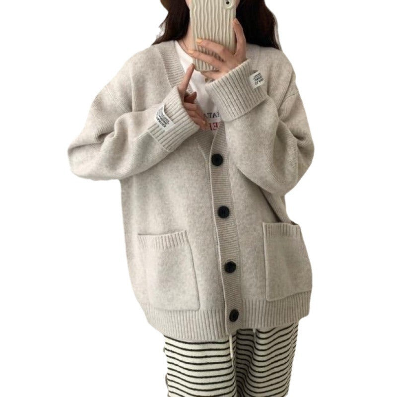 Kvindernes cardigan med en afslappet pasform og store lommer Stilla