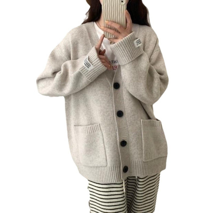 Kvindernes cardigan med en afslappet pasform og store lommer Stilla