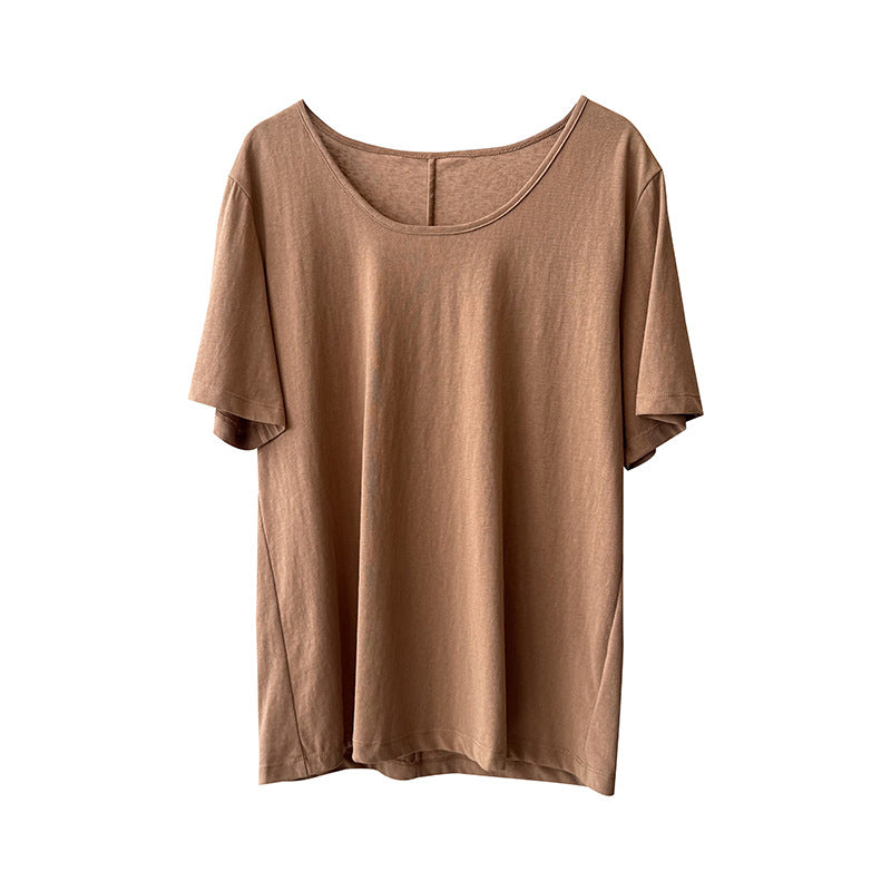 Dame luftig, oversized T-shirt lavet af bæredygtigt materiale Stilla