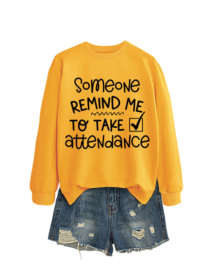 Dame sweatshirt med sjovt motiv og inspirerende tekst Skovae