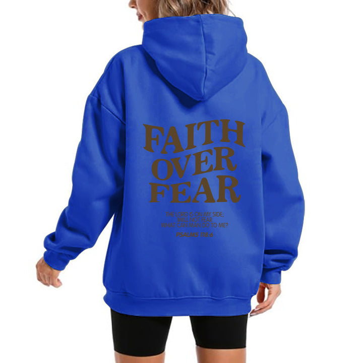 Kvinders hoodie med motiverende tekst og komfortabel pasform Skovae