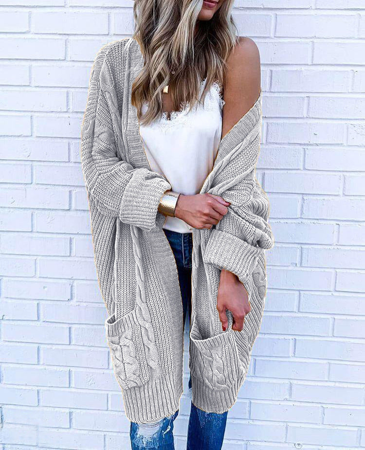 Dame cardigan i kabel strik design Stilla