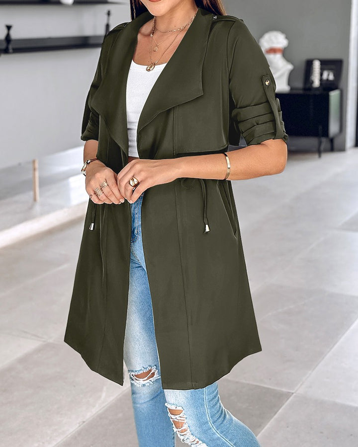 Dame Stilfuld Utility-Trenchcoat Stilla