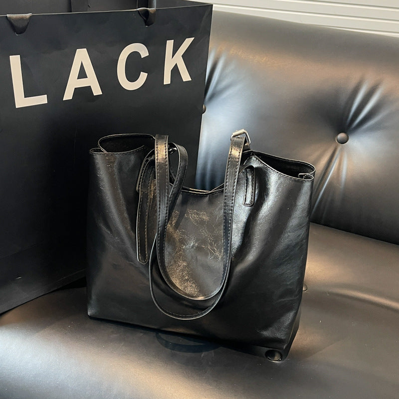Femme Læder Tote Bag Stilla