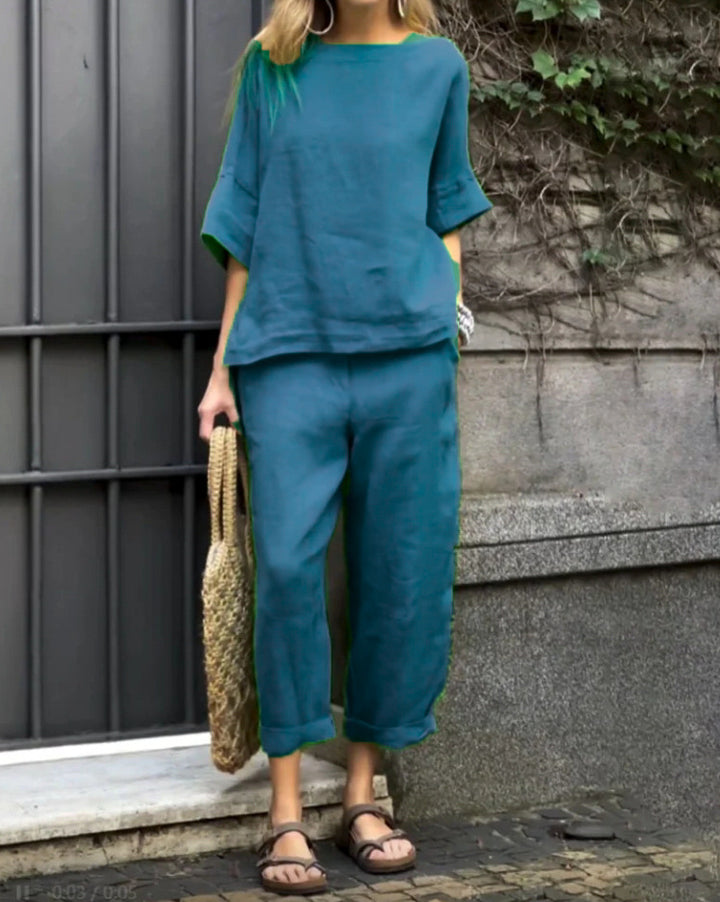 Dame afslappet sommeroutfit Stilla