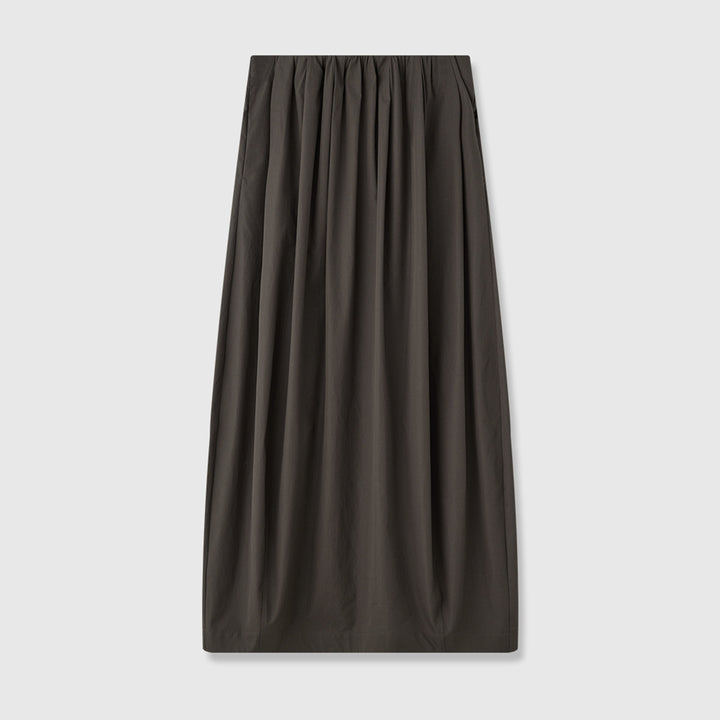 Dame Maxi-nederdel med elastisk talje og elegant fald Stilla