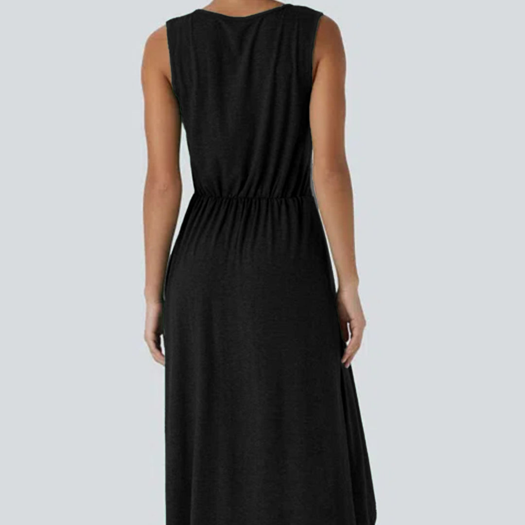 Dame viklekjole med asymmetrisk kant og elegant snit Skovae