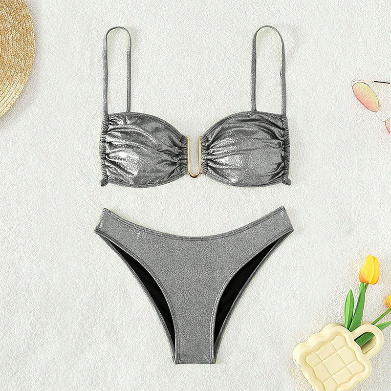 Dame Glitrende Bikini Skovae