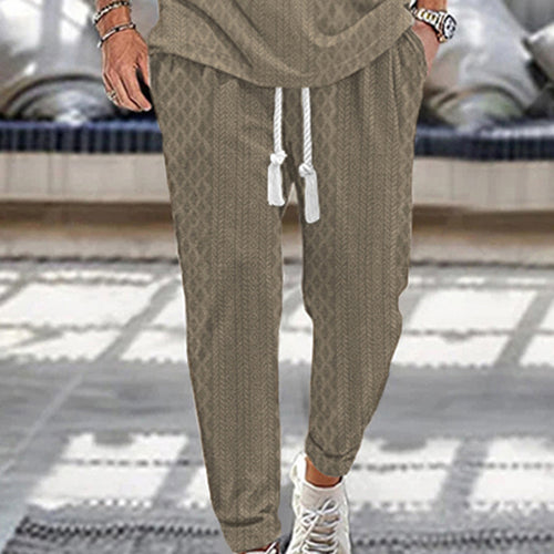 Herrer casual joggingbukser med elastisk talje og sidelommer Stilla