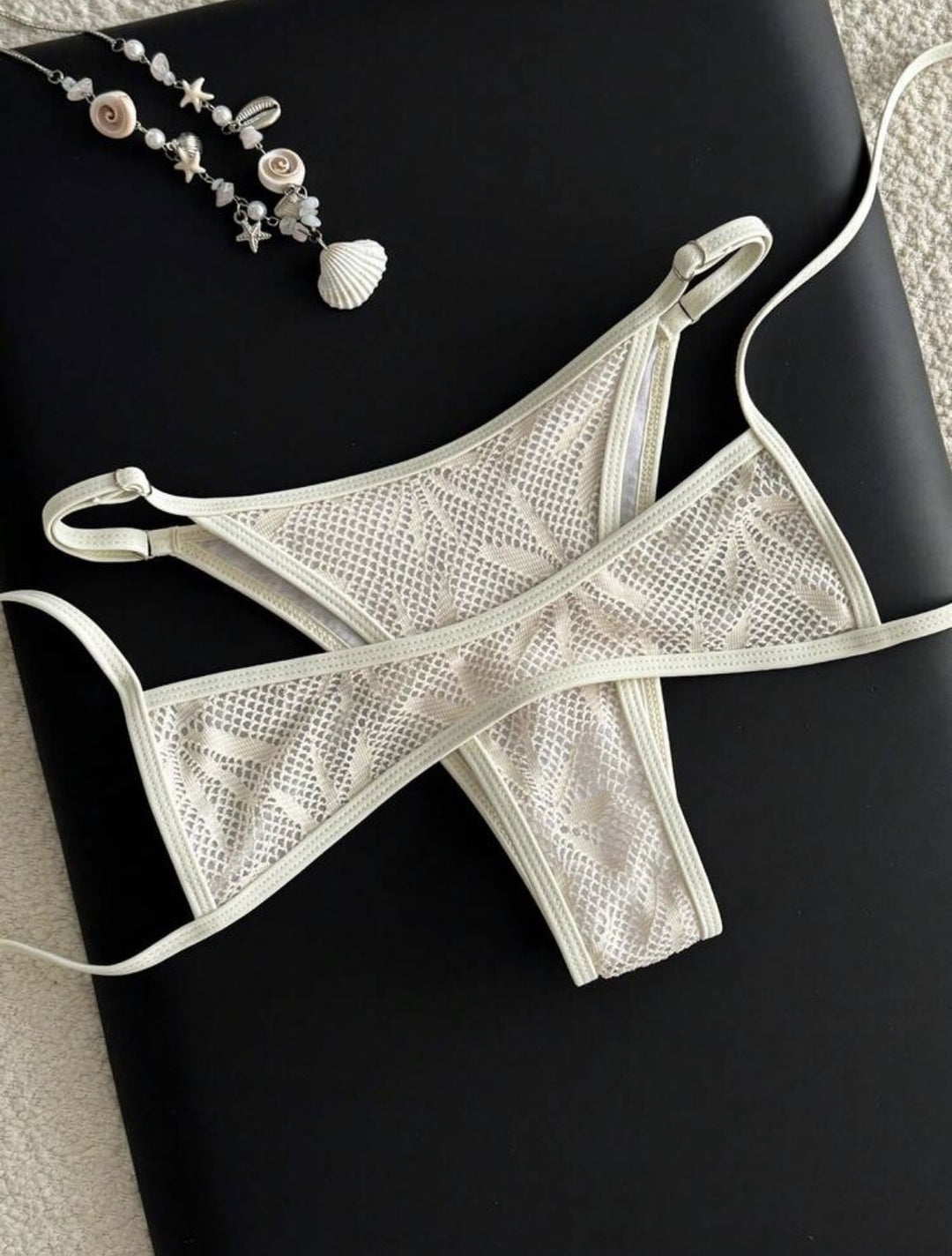 Dame Zweisdelig Bikini med elegant stribemuster Skovae