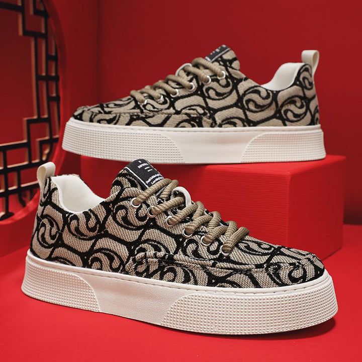 Femme Kunstnerisk Mønstrede Sneakers Stilla