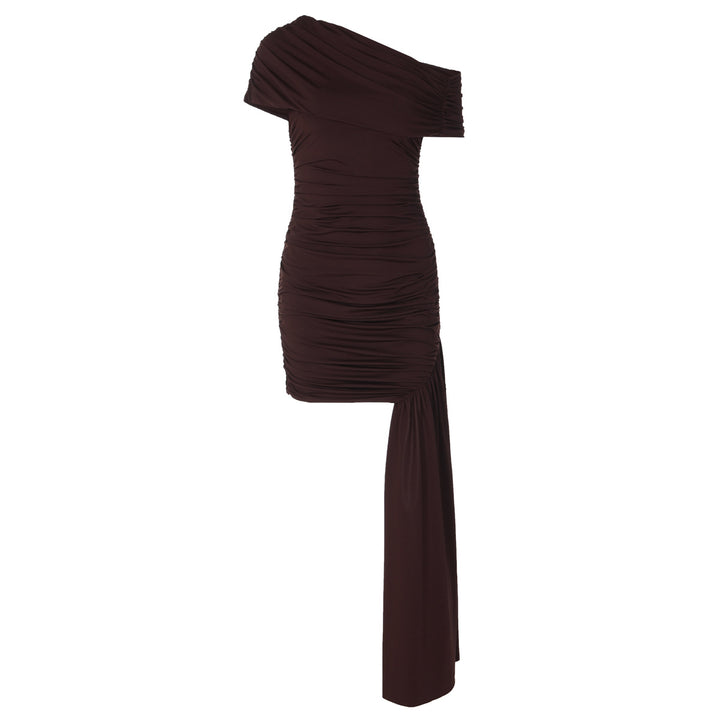 Dame Elegant og figursyet wrapper minikjole Skovae