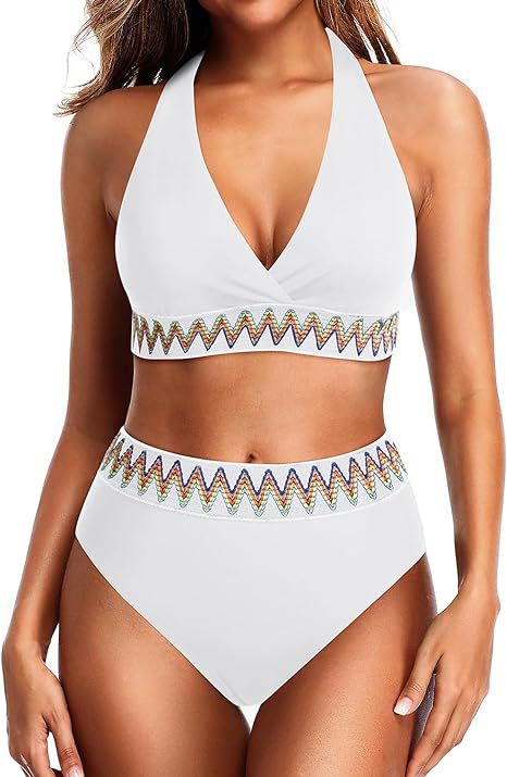 Dame Sporty højtaljet bikini Skovae