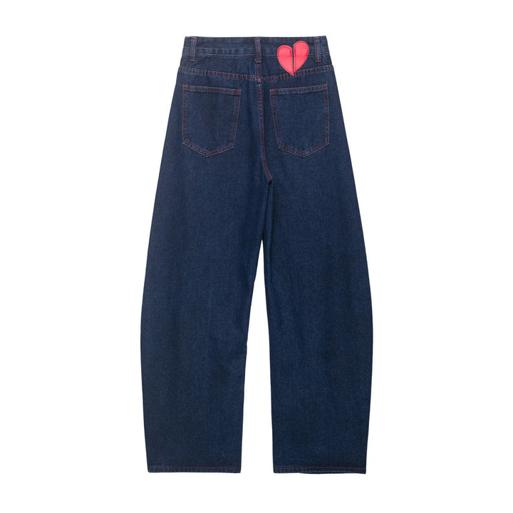 Dame brede jeans i afslappet snit Skovae
