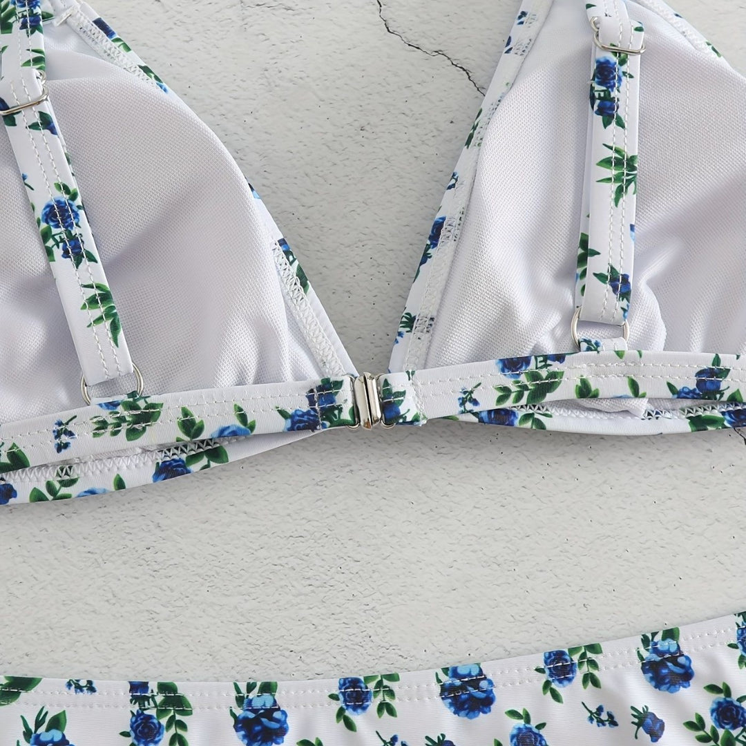 Dame triangelbikini med luksuriøse detaljer Skovae