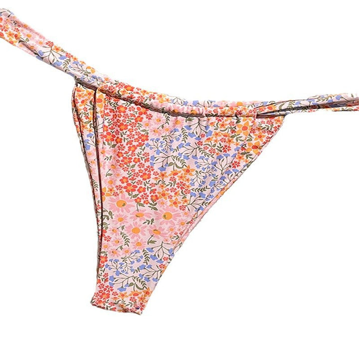 Dame Triangel-Bikini med legende blomsterdesign Skovae