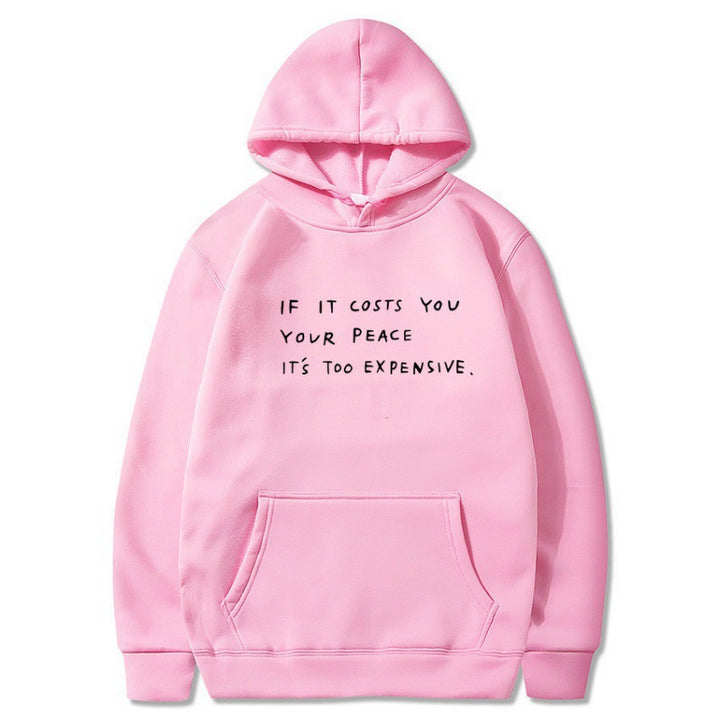 Kvinders hoodie med inspirerende citat og komfortabel pasform Skovae