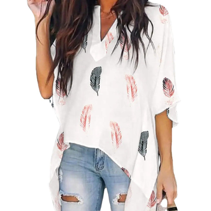 Damer Trendy Asymmetrisk Tunika Stilla