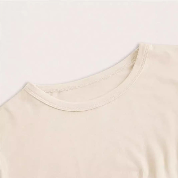 Dame Essentials Kortærmet Crop-Top Stilla