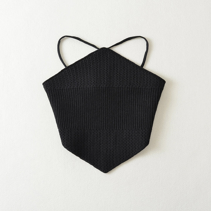 Dame tanktop med stilfuldt netdesign og fashionable volangdetaljer Stilla