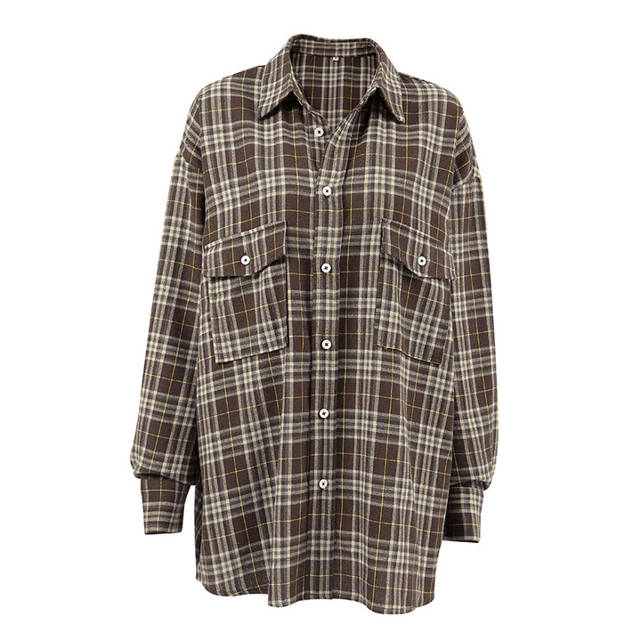 Dameternetternede overshirt jakke Stilla
