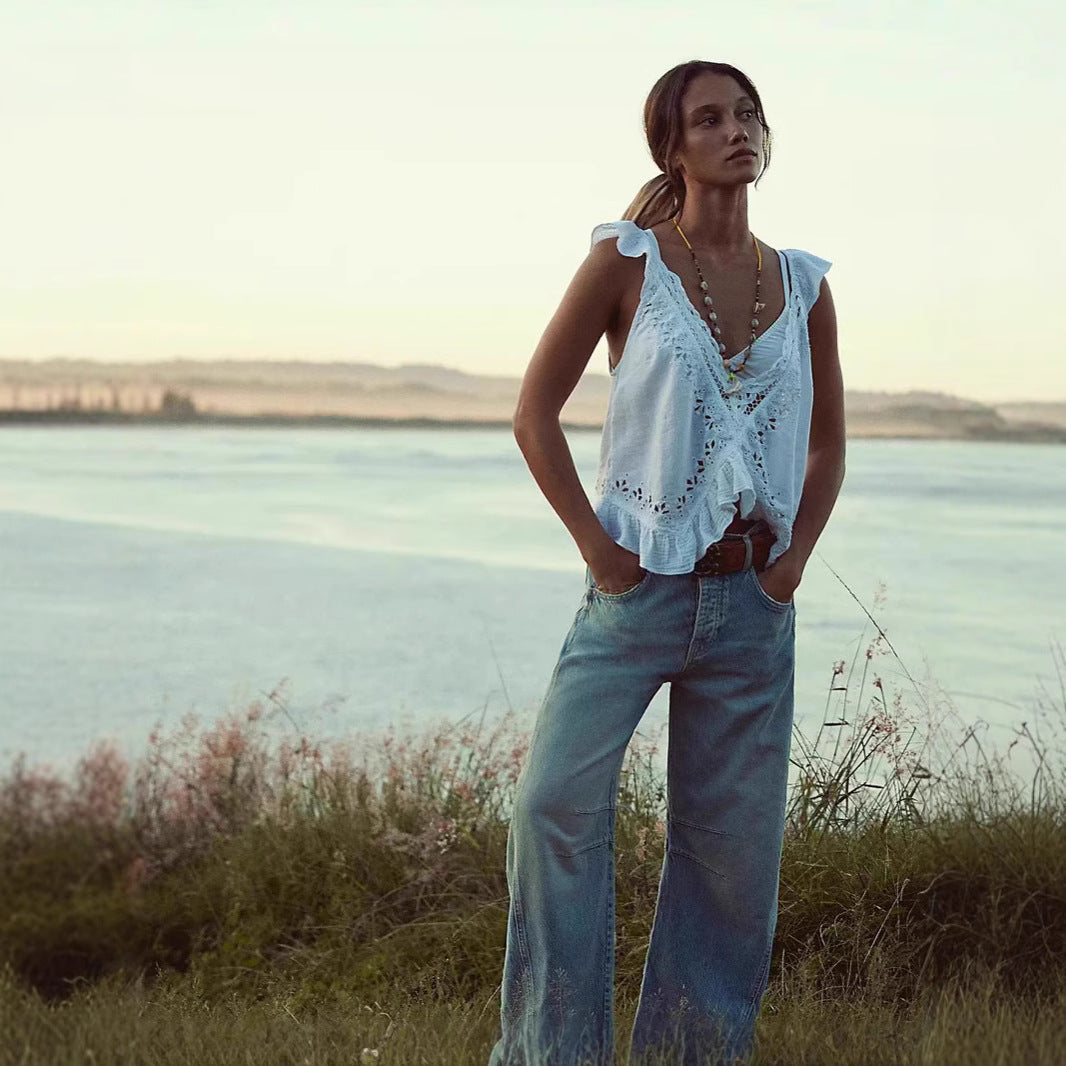 Dame Relaxed Fit Jeans med afslappet design Stilla