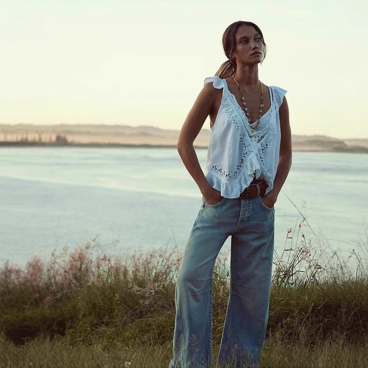 Dame Relaxed Fit Jeans med afslappet design Stilla