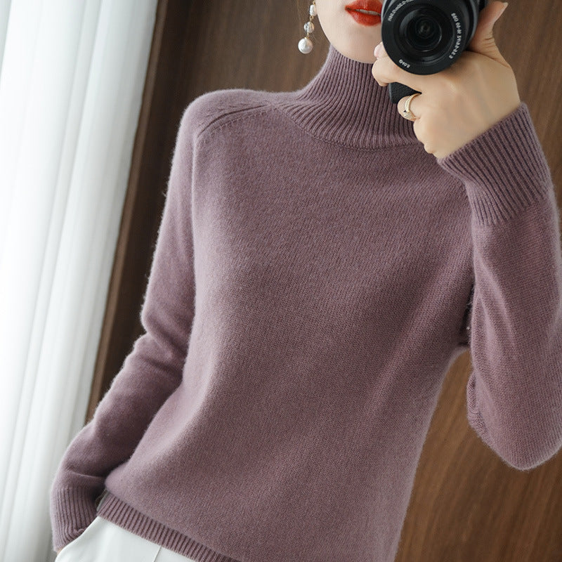 Stilla | Fashionable Turtleneck Striktrøje