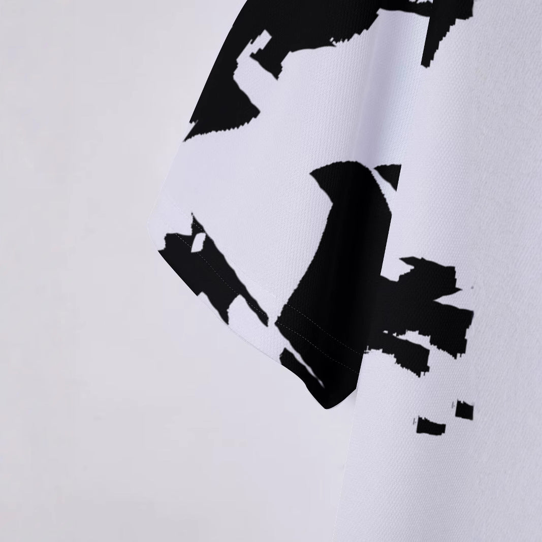 Herrer polo t-shirt i moderne monochrom design med åndbare egenskaber Stilla