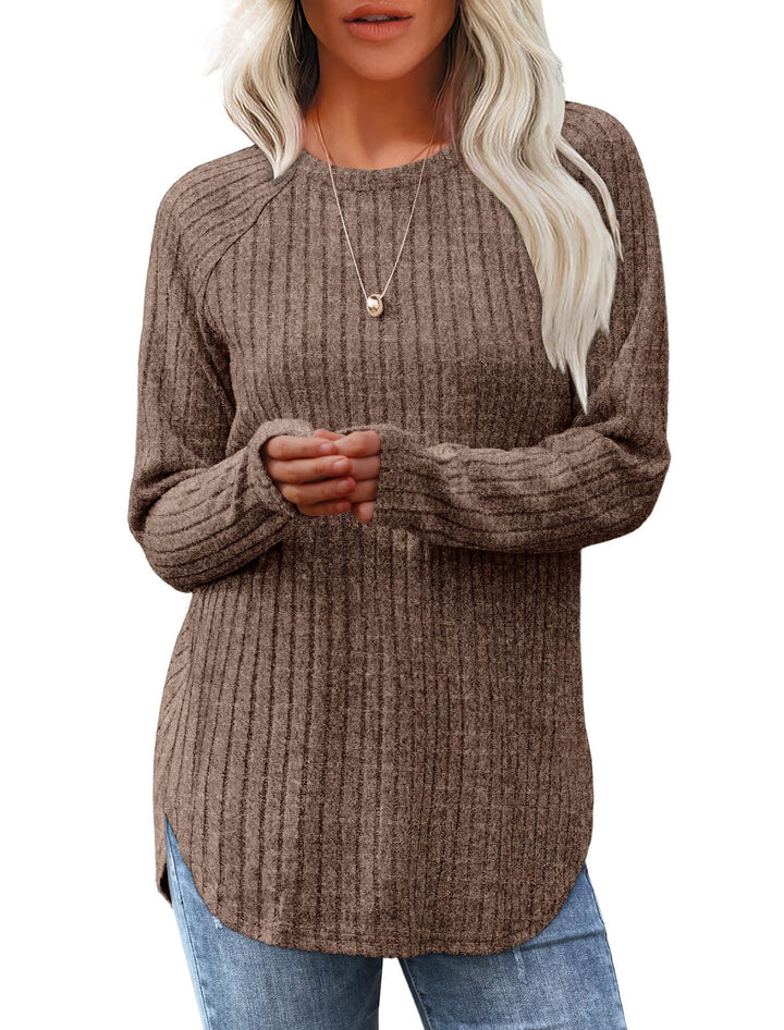Dame alsidig strikpullover Stilla