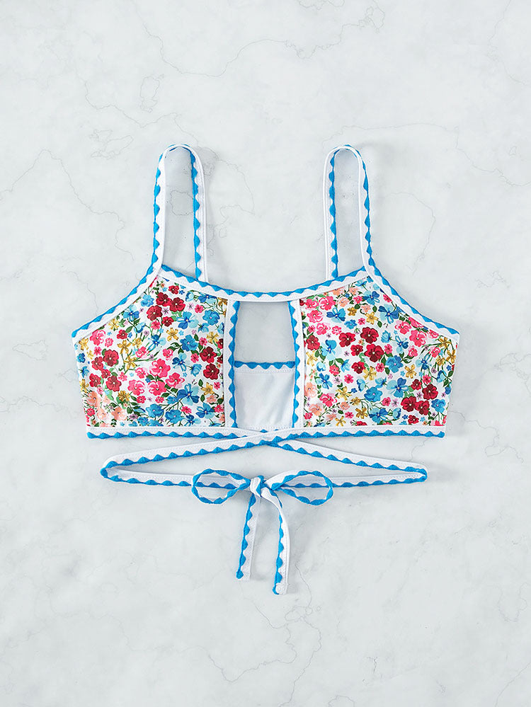 Dame Crop-Top Bikinioberdel Skovae
