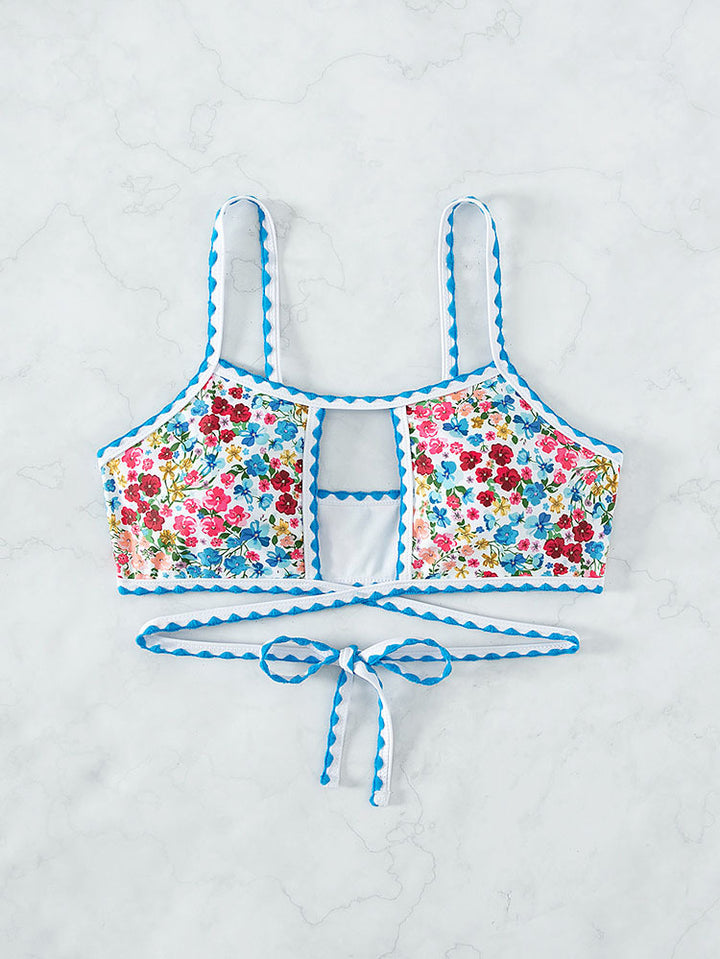 Dame Crop-Top Bikinioberdel Skovae