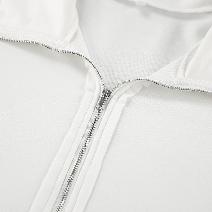 Dame Sporty Cropped Sweatshirt med afslappet Bukser Stilla
