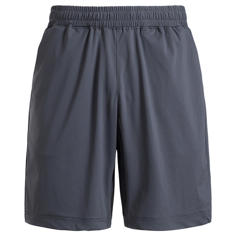 Herrer nan åndbare træningsshorts med elastisk talje og sidelommer Skovae