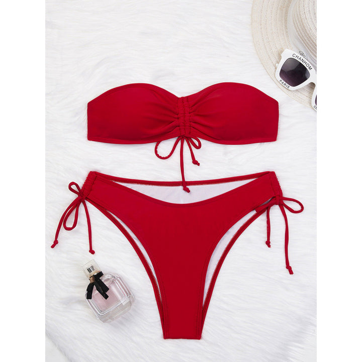 Dame Bandeau Bikini Sæt Stilla