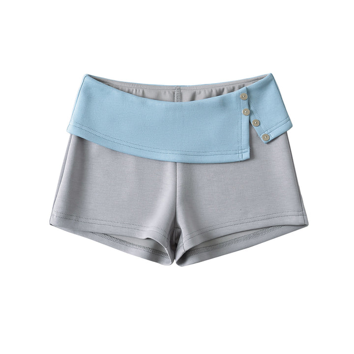 Dame Sporty Shorts med innovativt elastisk taljebånd og knapdetaljer Stilla