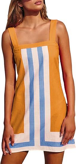 Femme Stilfuld Geometrisk Shift-Kjole Stilla