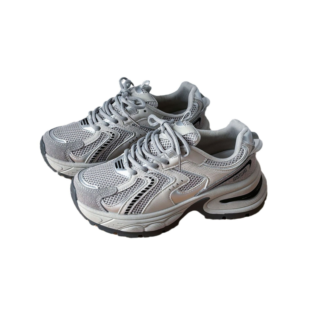 Dame Åndbare Sneakers med stødabsorberende mellemsål og sporty design Stilla