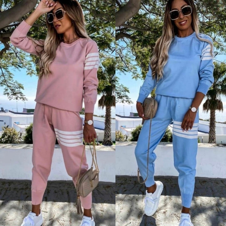 Dame Elegant og Casual Lounge Set med Loose Fit Skovae